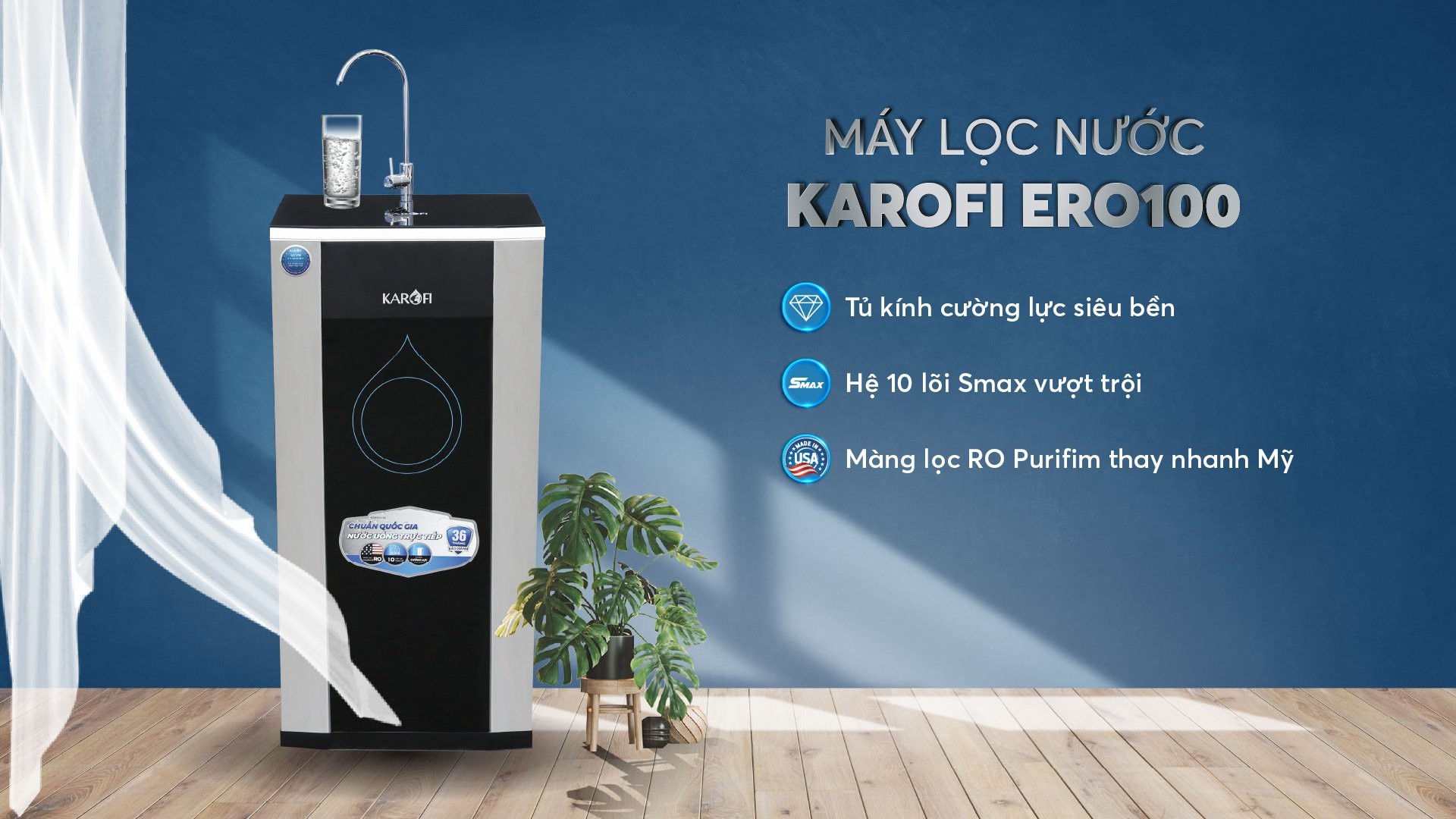 Máy lọc nước karofi ERO100 | Karofi.com