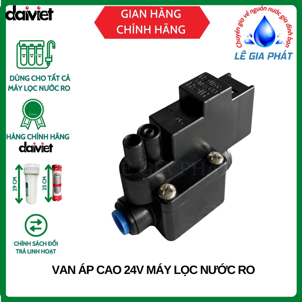 [Nhập Khẩu Đài Loan] Van Áp Cao, Van Áp Thấp - Công Tắc Áp Cao, Công ...