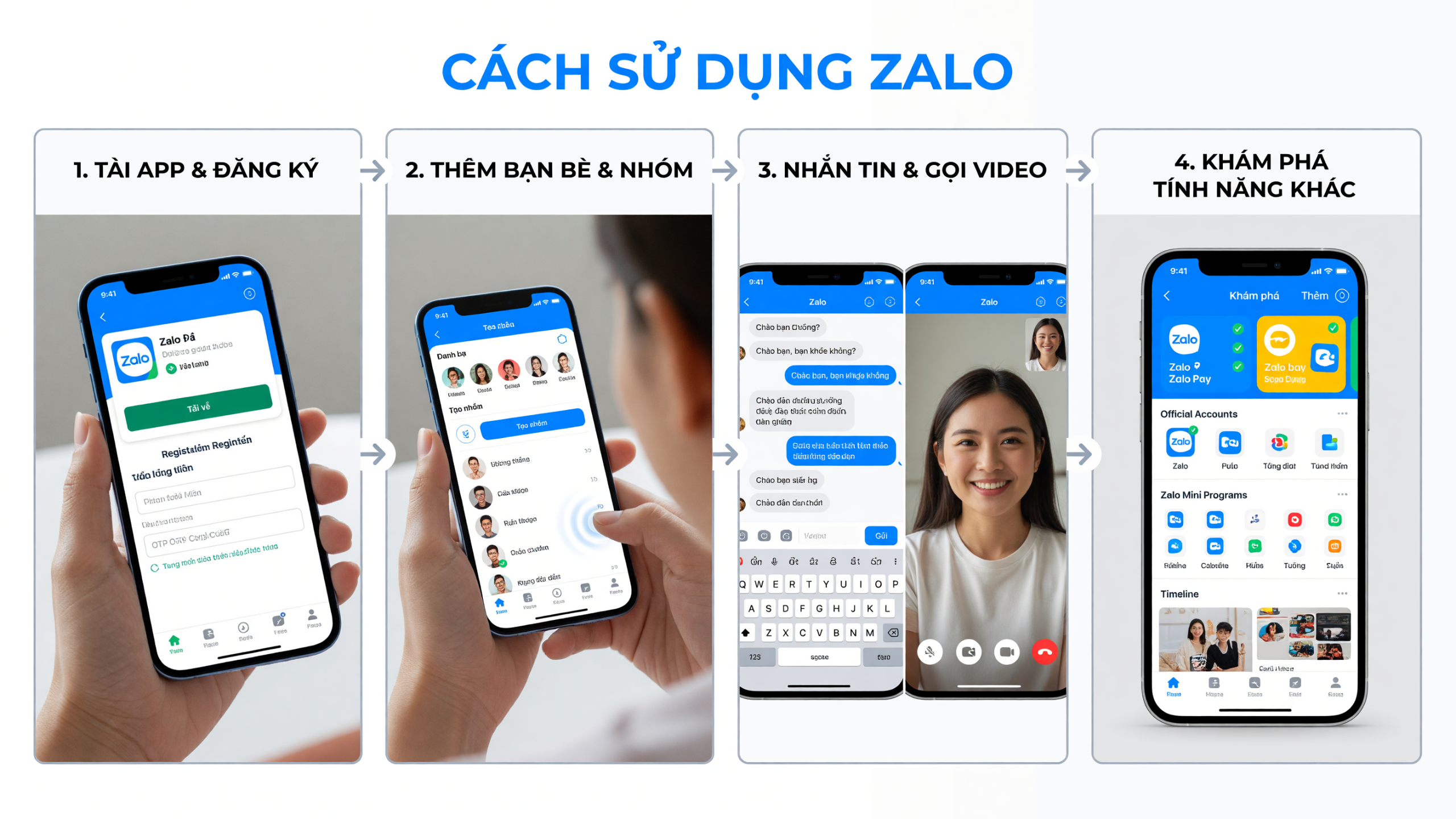 Cách sử dụng Zalo